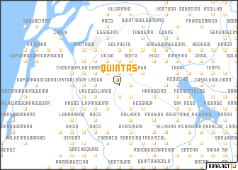 map of Quintãs