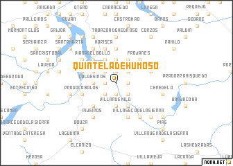 map of Quintela de Humoso