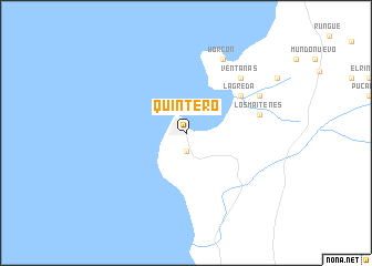 map of Quintero