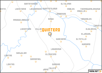 map of Quintero