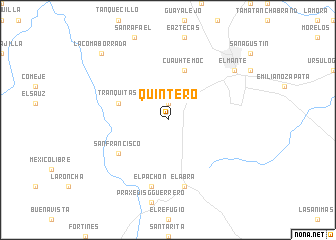 map of Quintero
