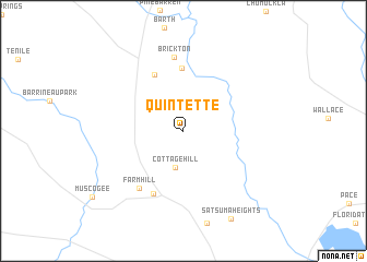 map of Quintette