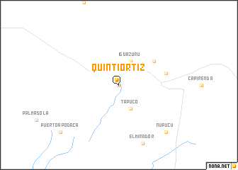 map of QuintíOrtiz