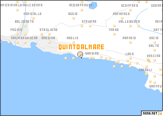 map of Quinto al Mare