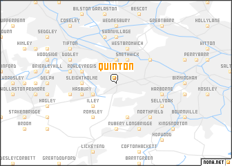 map of Quinton