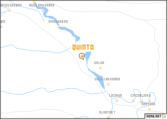 map of Quinto