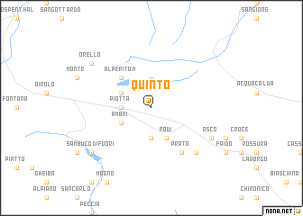 map of Quinto