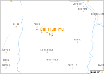 map of Quintumayu