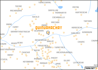 map of Quinuamachay