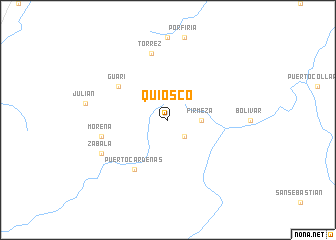 map of Quiosco