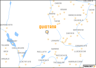 map of Quiotaña