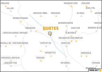 map of Quiotes