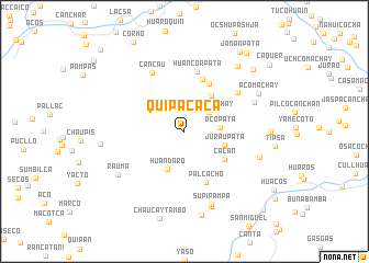 map of Quipacaca