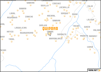 map of Quípama