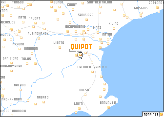 Quipot (Philippines) map - nona.net