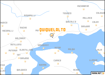 map of Quiquel Alto