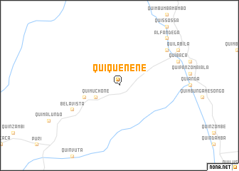 map of Quiquenene