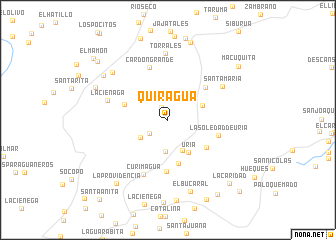 map of Quiragua