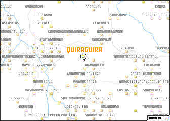 map of Quiragüira