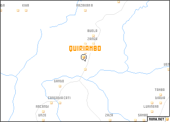 map of Quiriambo