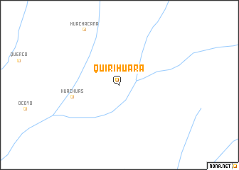 map of Quirihuara