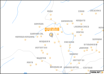 map of Quirina