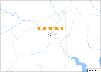 map of Quirinópolis