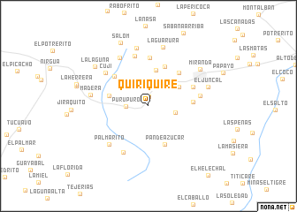 map of Quiriquire