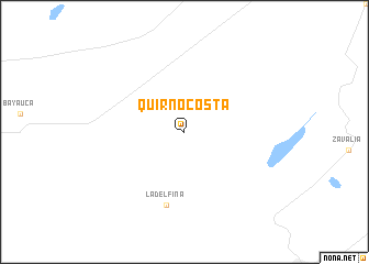 map of Quirno Costa