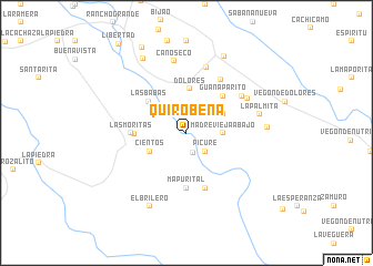 map of Quirobeña