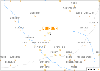 map of Quiroga