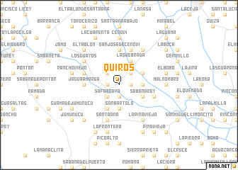 map of Quirós
