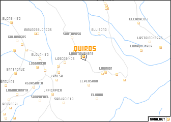 map of Quirós