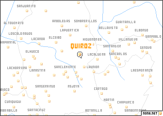 map of Quiroz