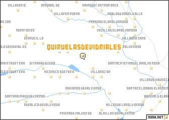 map of Quiruelas de Vidriales