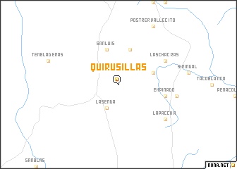 map of Quirusillas