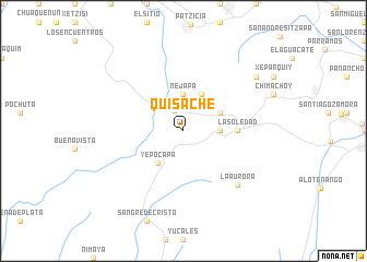 map of Quisaché