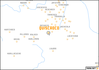 map of Quiscaoco
