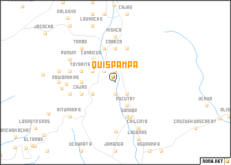map of Quispampa