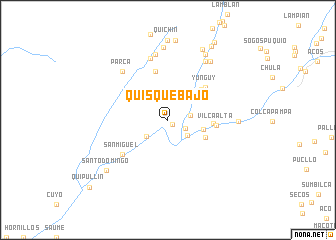 map of Quisque Bajo