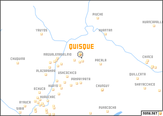 map of Quisque