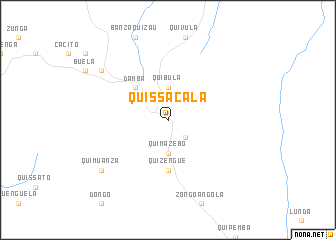 map of Quissacala