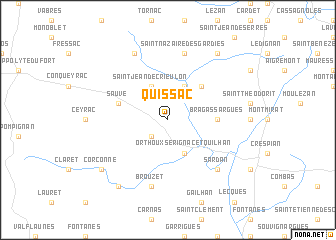 map of Quissac