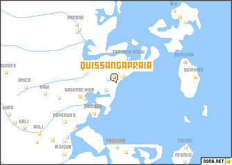 map of Quissanga Praia