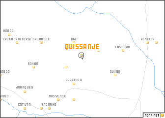 map of Quissanje
