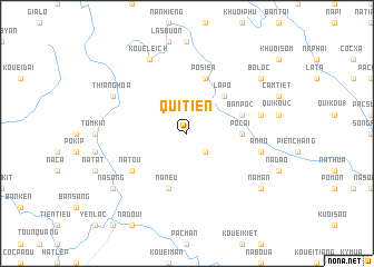 map of Qui Tiên