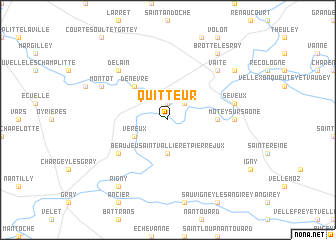 map of Quitteur