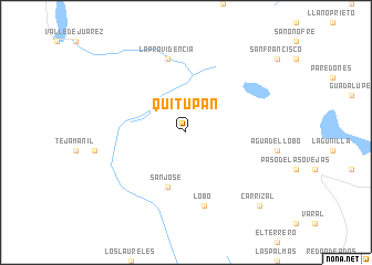 map of Quitupan