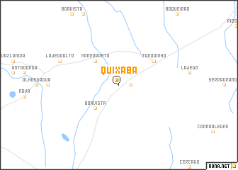 map of Quixaba