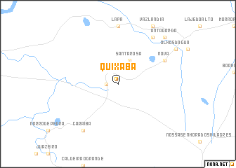 map of Quixaba